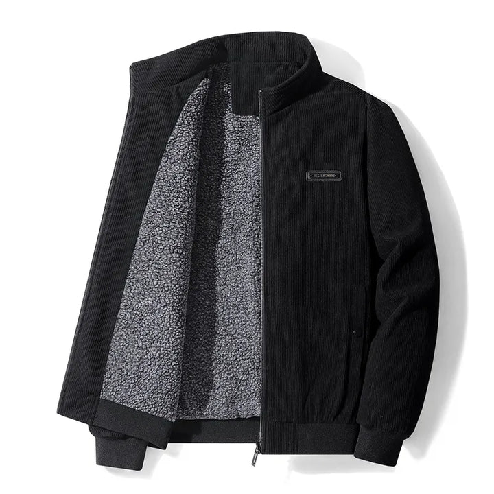 Drune | Fleece Gefüttert Reißverschlussjacke Herrenjacke