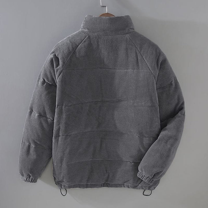 Drune | Jacke Warm Reißverschluss Pufferjacke