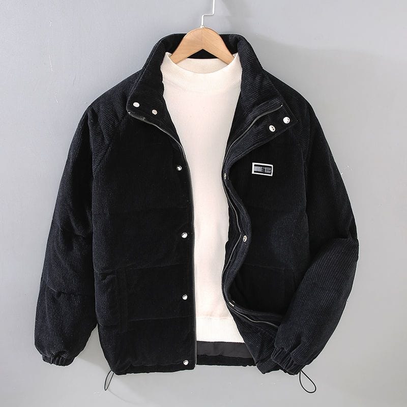 Drune | Jacke Warm Reißverschluss Pufferjacke