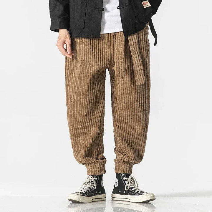 Drune | Corduroy-Hose für Männer - Relaxed Jogger-Stil