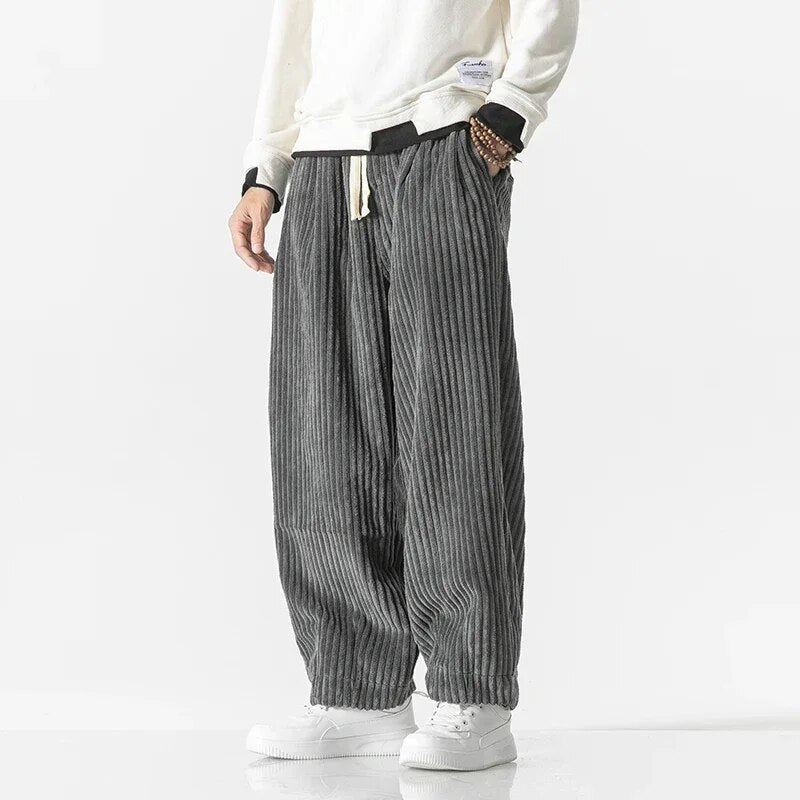 Drune | Corduroy-Hose für Herren - Relaxed Jogger Stil