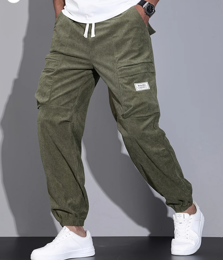 Drune | Corduroyhose für Herren, Bequemer Schnitt, - Praktische Taschen