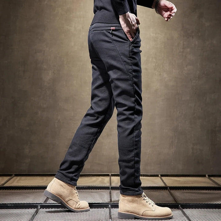 Drune | Cordhosen für Herren - Slim Fit, fleecegefüttert