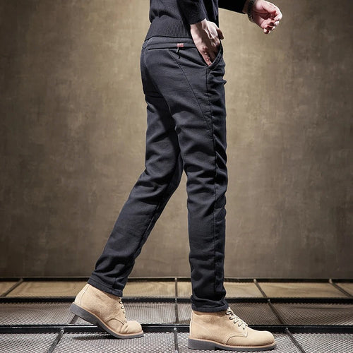 Drune | Cordhosen für Herren - Slim Fit, fleecegefüttert