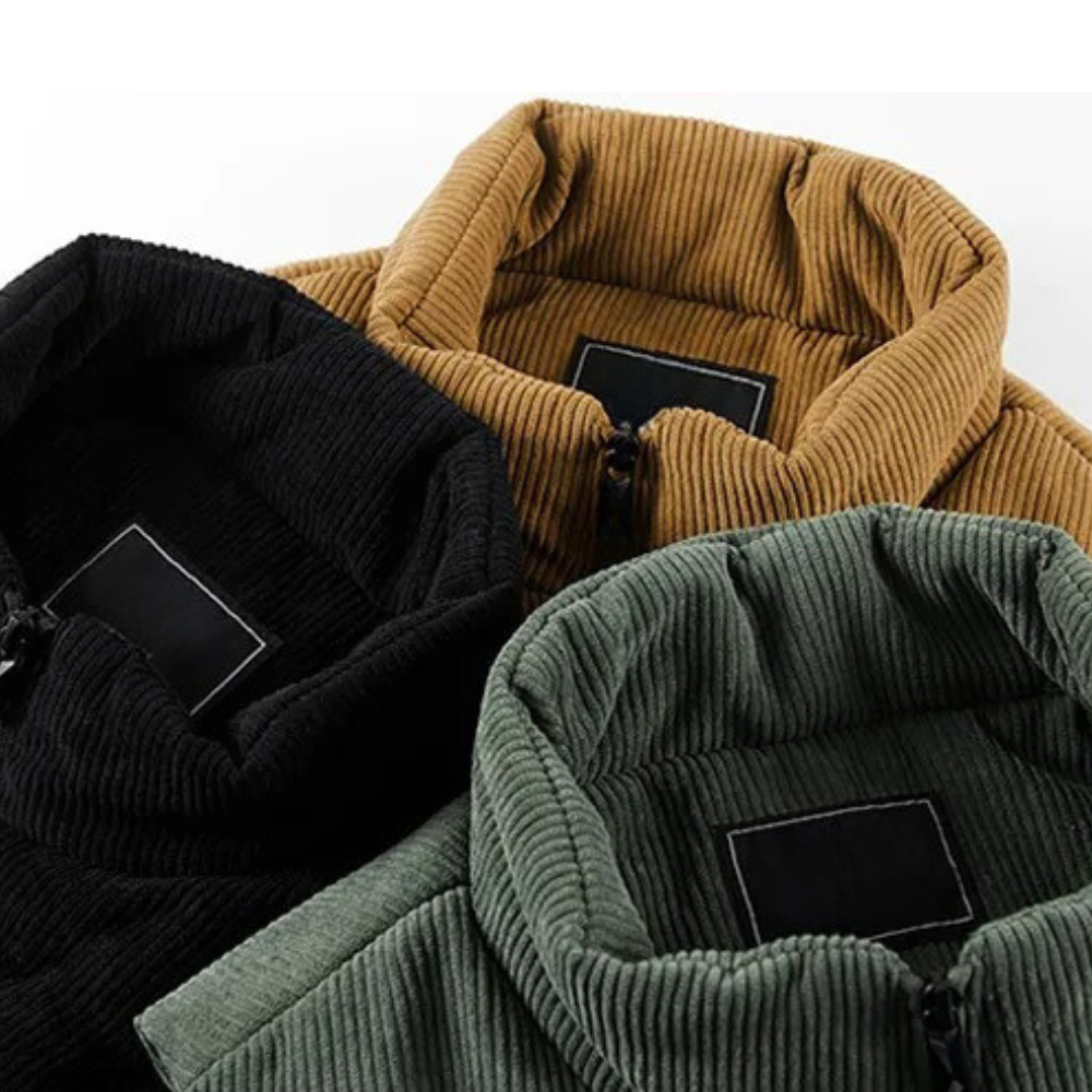 Drune | Corduroy Winter Weste für Männer - Slim Fit