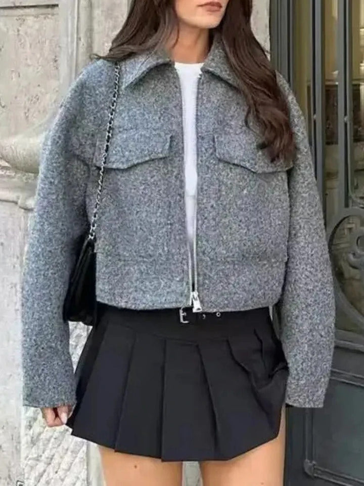 Drune | Tweed Winterjacke Damen