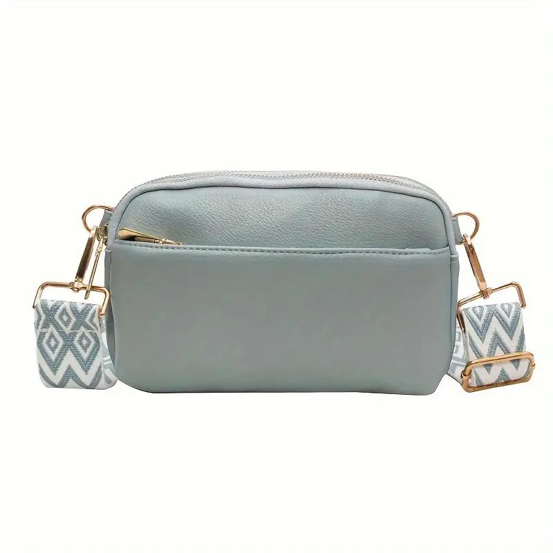 Drune | Tasche, breiter Riemen, PU-Leder, Gürteltasche, Mini-Tasche