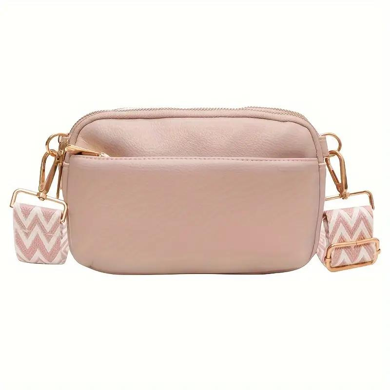 Drune | Tasche, breiter Riemen, PU-Leder, Gürteltasche, Mini-Tasche