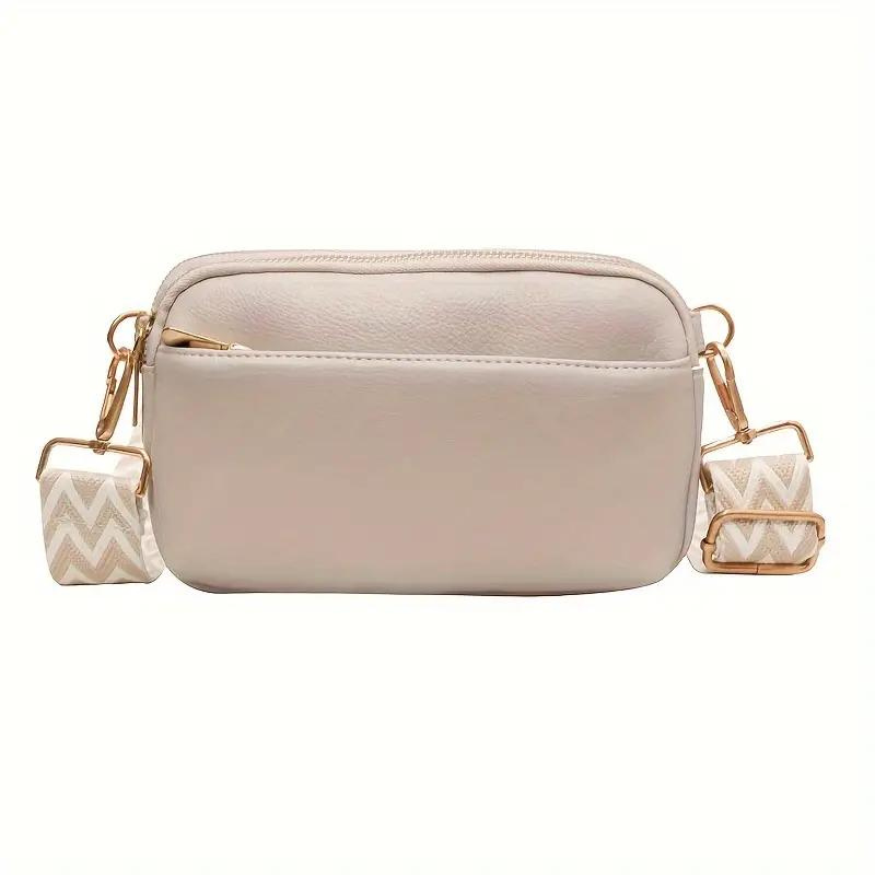 Drune | Tasche, breiter Riemen, PU-Leder, Gürteltasche, Mini-Tasche