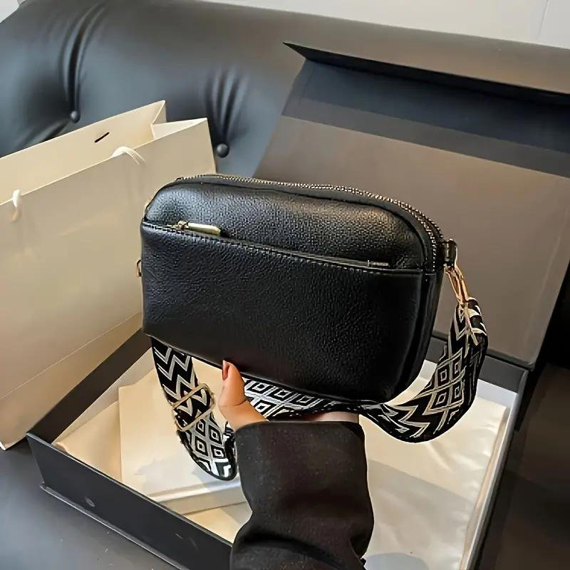 Drune | Tasche, breiter Riemen, PU-Leder, Gürteltasche, Mini-Tasche