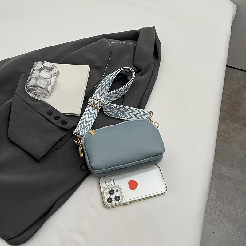 Drune | Tasche, breiter Riemen, PU-Leder, Gürteltasche, Mini-Tasche