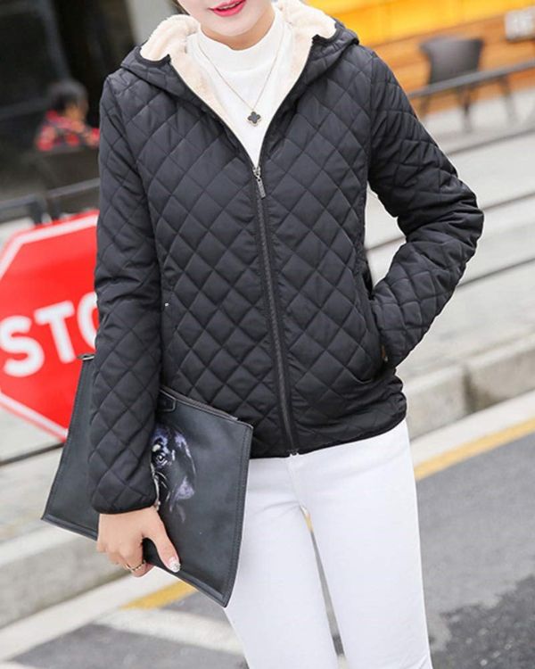Drune | Winter Modische Winterjacke in Olivgrün für Frauen