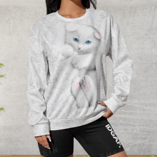 Drune | Trendiger Animal-Print-Pullover
