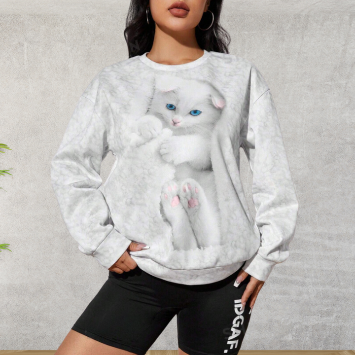 Drune | Trendiger Animal-Print-Pullover