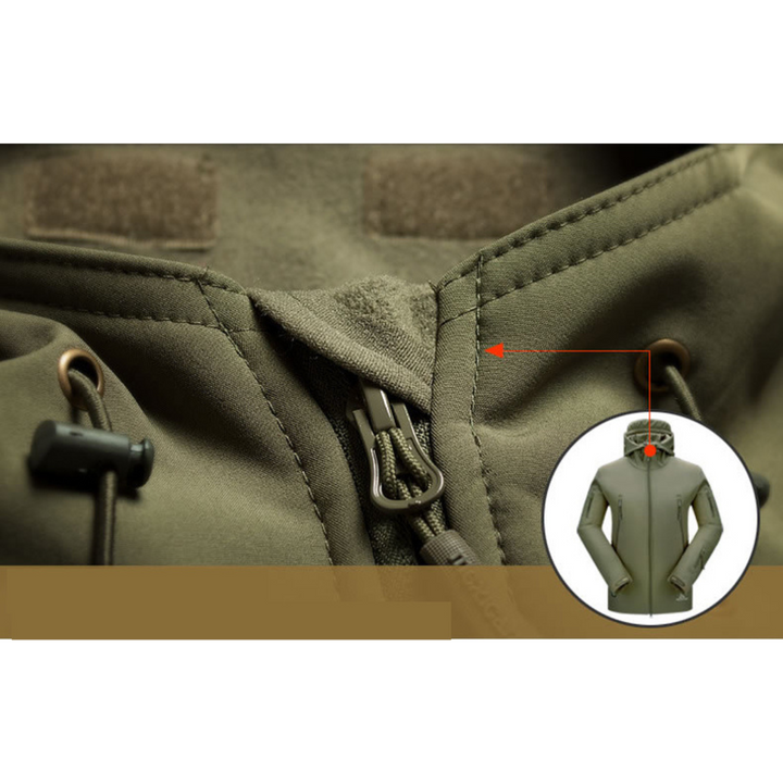 Drune | Wasserdichte Militärjacke mit Kapuze