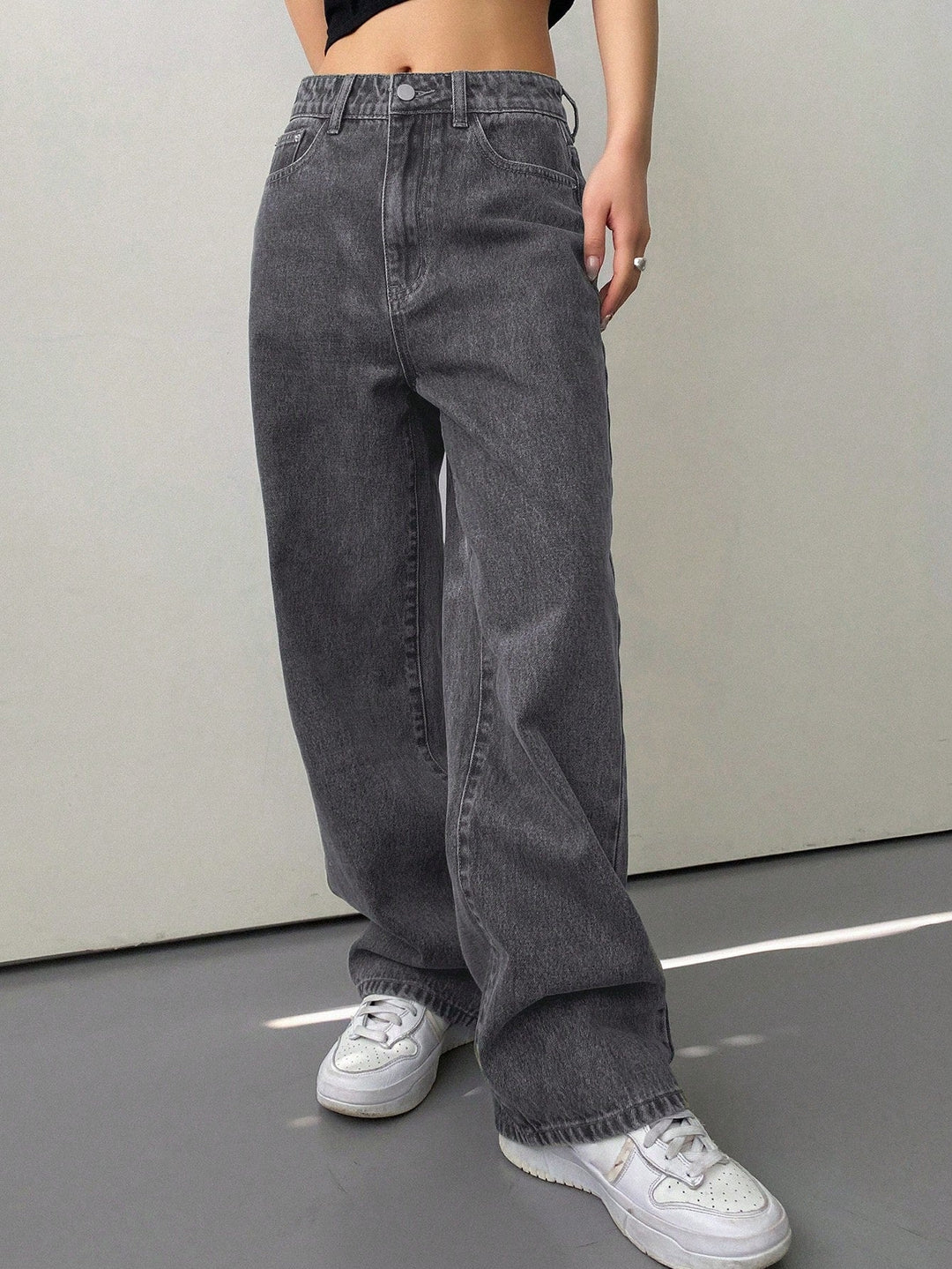 Drune | Schrägtasche Gerade Beinform Jeans Baggy Jeans