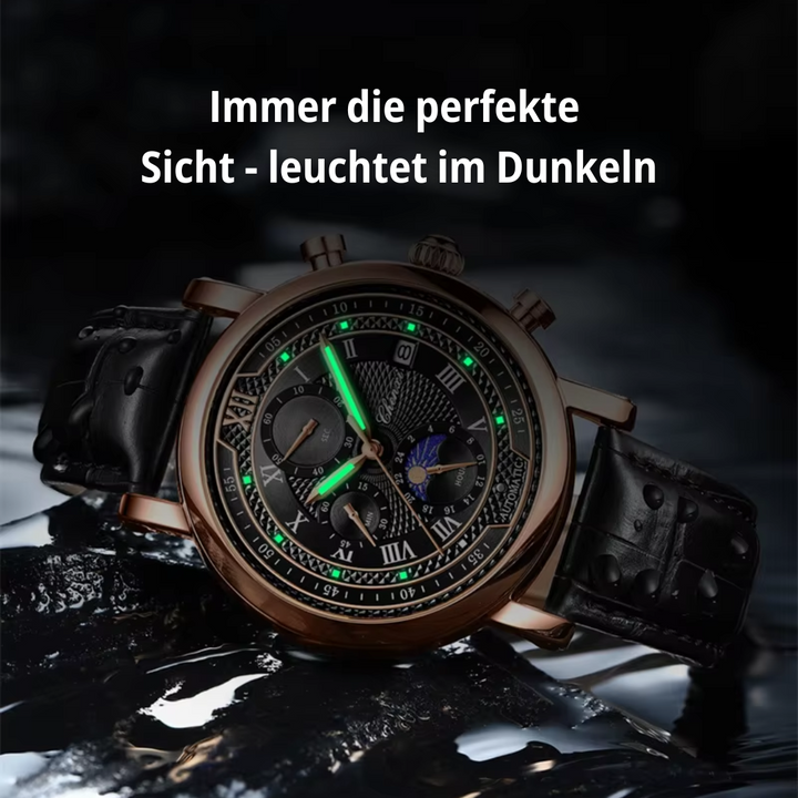 Drune | Herren Armbanduhr Mit Lederarmband