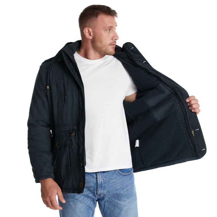 Drune | Herren Wintermantel Wind & Wasserdicht Outdoor Mantel