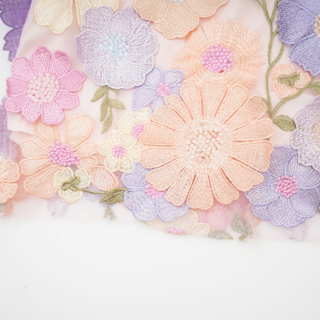Drune | Petal Besticktes Top & Rock Passendes Set