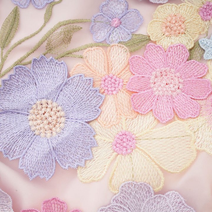 Drune | Petal Besticktes Top & Rock Passendes Set
