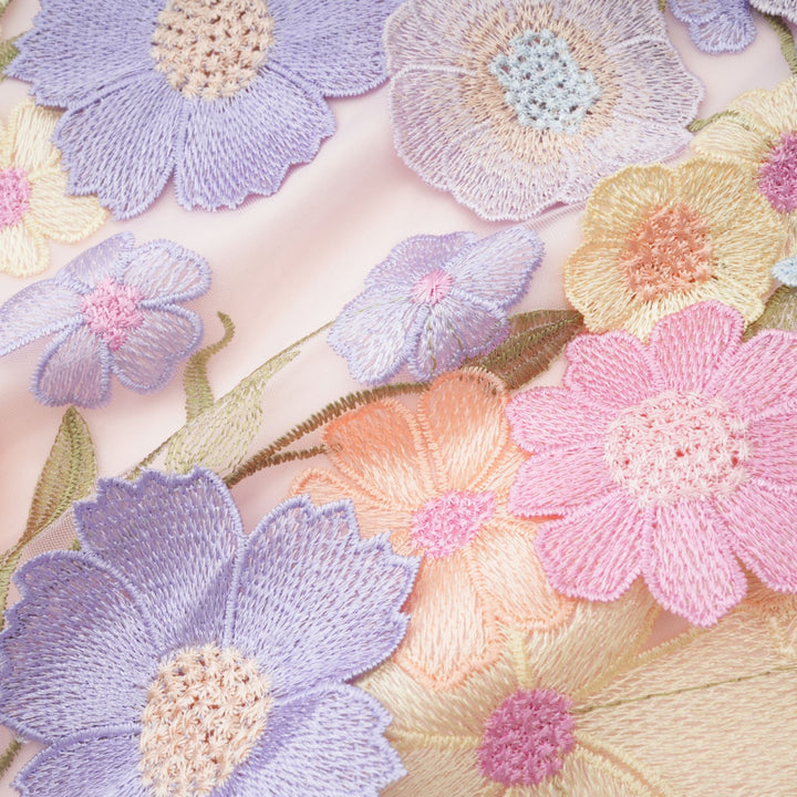 Drune | Petal Besticktes Top & Rock Passendes Set