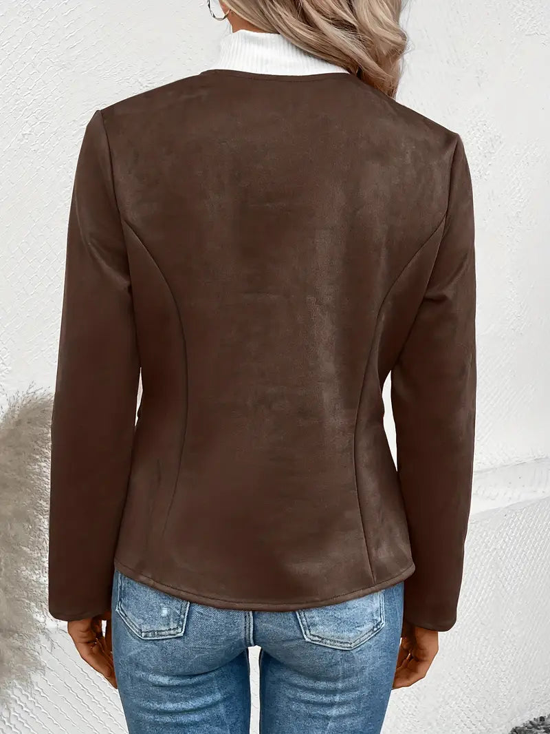 Drune | Herbstjacke mit Reißverschluss, Schlanker Schnitt