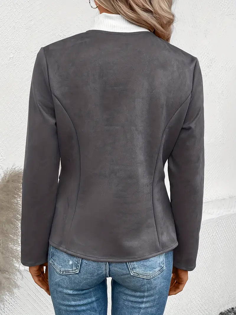 Drune | Herbstjacke mit Reißverschluss, Schlanker Schnitt
