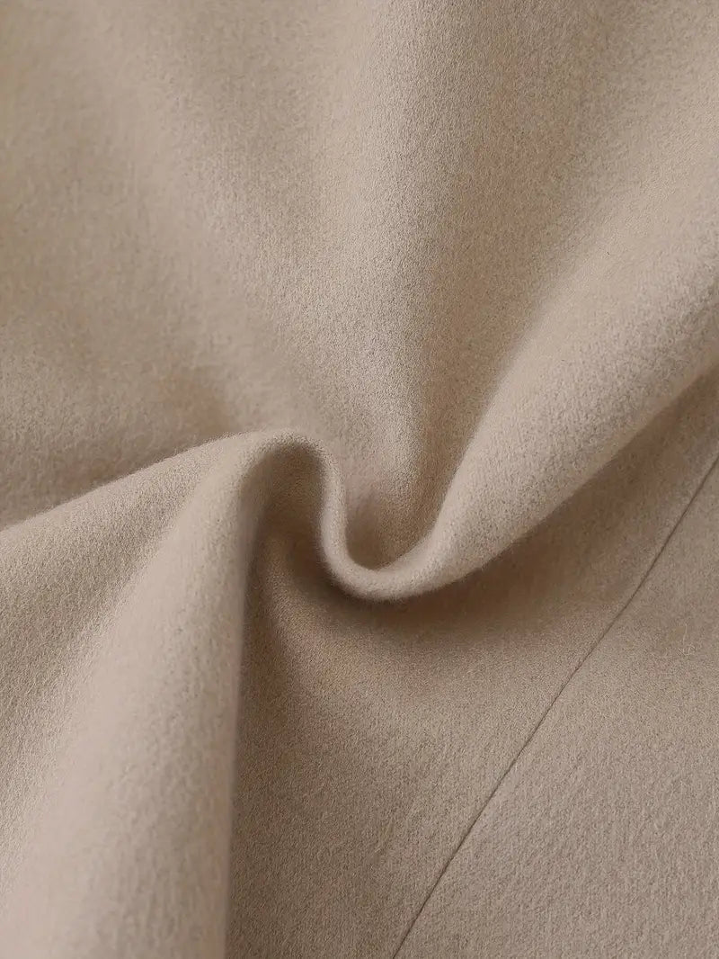 Drune | Langer Trenchcoat, Knittedesign