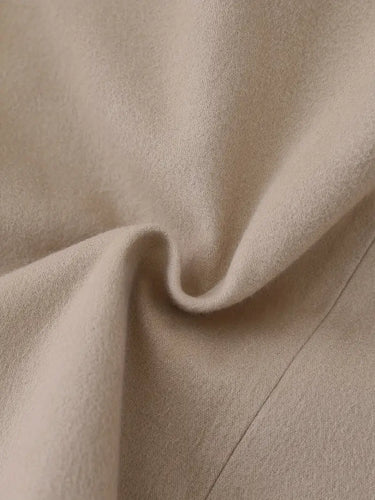 Drune | Langer Trenchcoat, Knittedesign