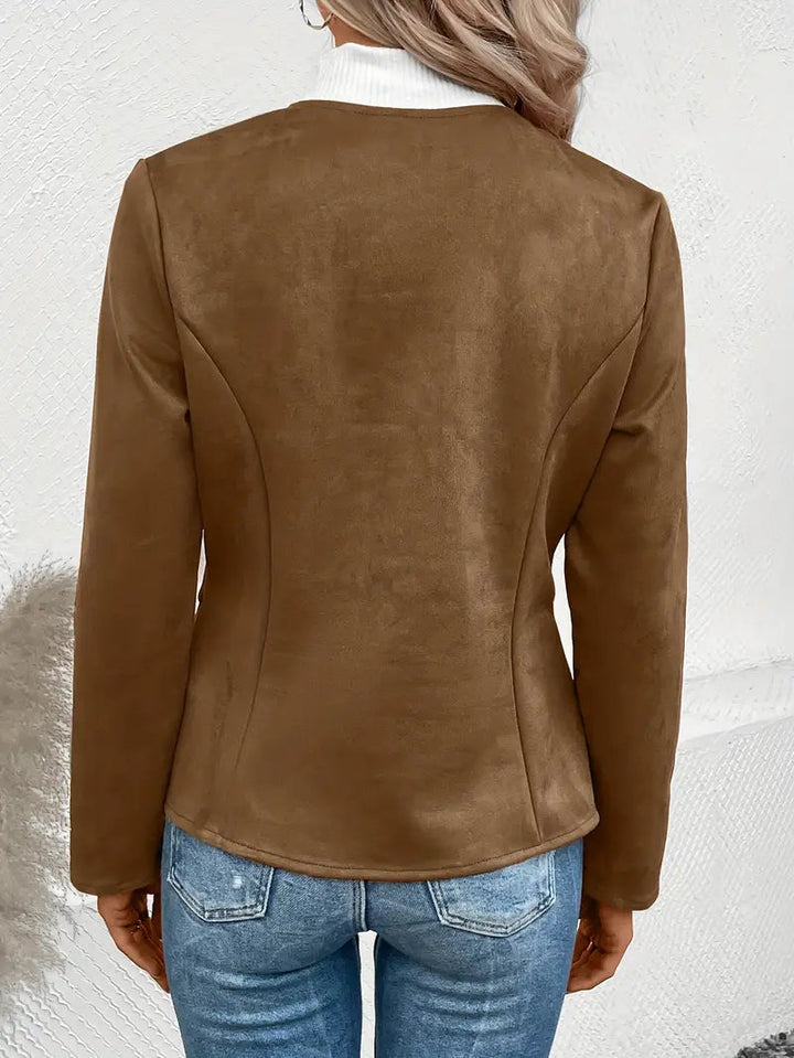 Drune | Übergangsjacke Slim Fit Mit Reißverschluss und Rundhalsausschnitt