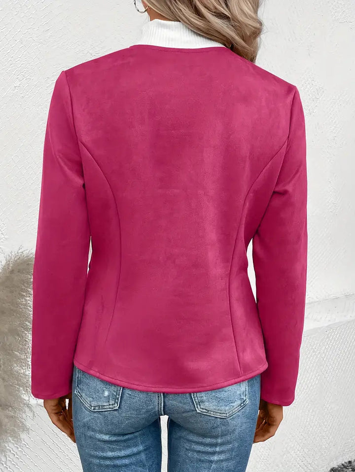 Drune | Übergangsjacke Slim Fit Mit Reißverschluss und Rundhalsausschnitt