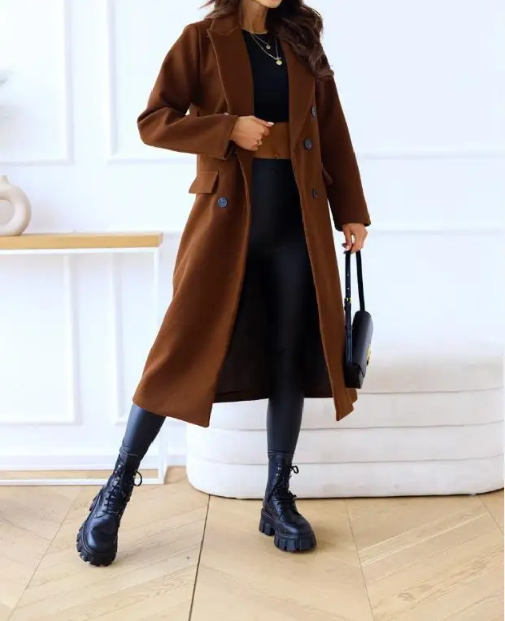 Drune | Winterjacke Lang Gefüttert, Zeitloser Schnitt