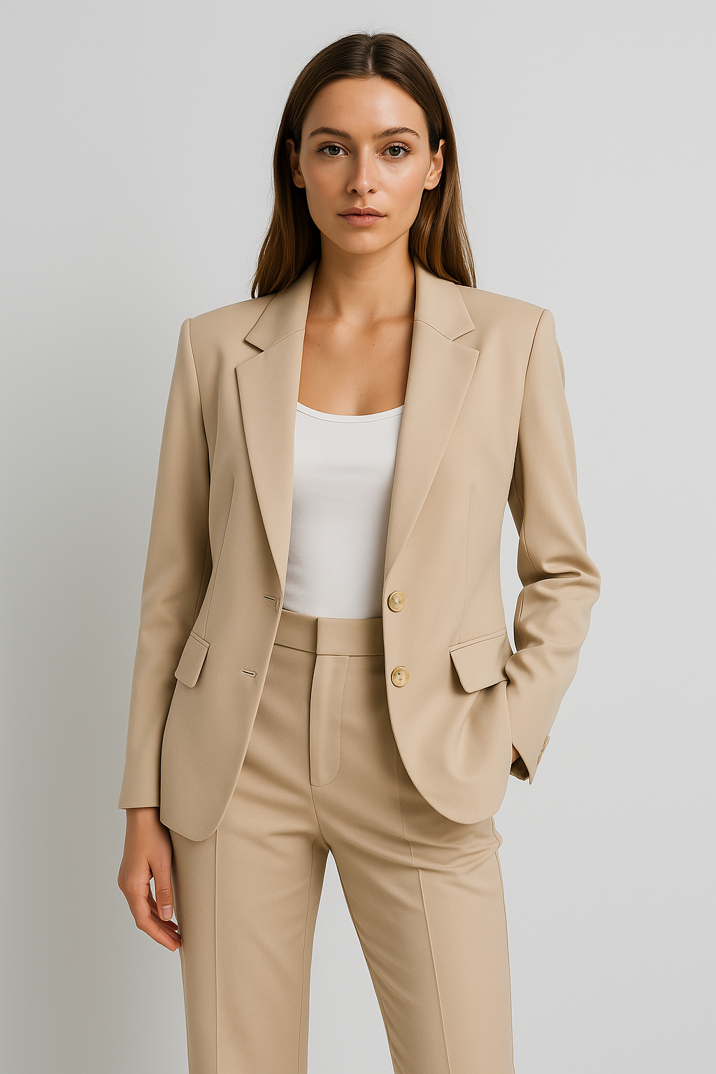 Drune | Zweiteiler Anzug Eleganter & Bequemer Freizeitanzug Mit Weitem Schnitt