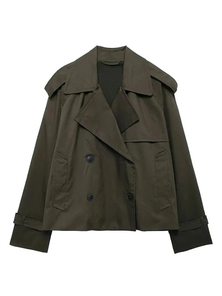 Drune | Damen Gekürzter Trenchcoat