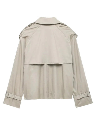 Drune | Damen Gekürzter Trenchcoat