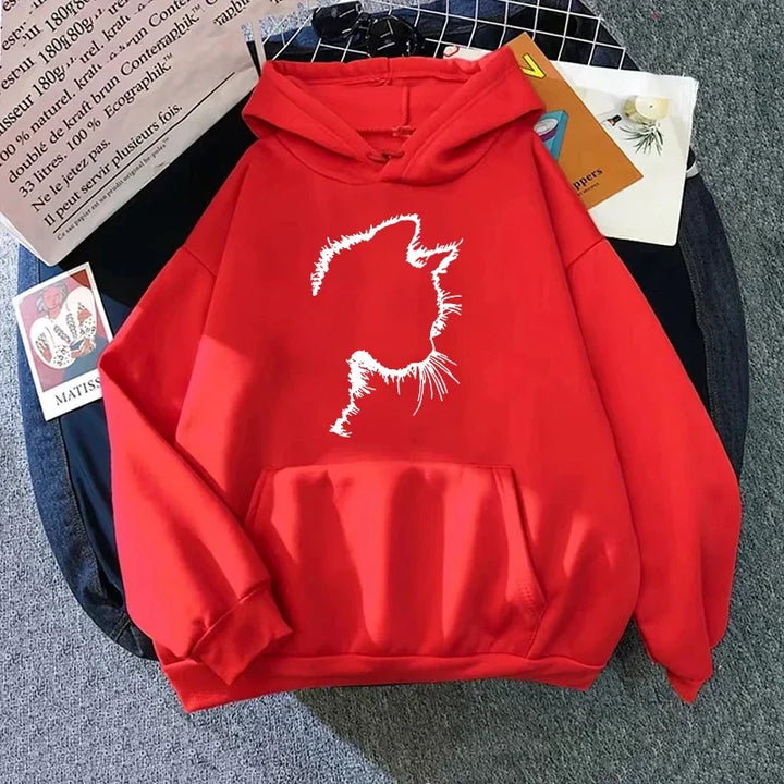 Drune | Hoodie mit Katzenmotiv