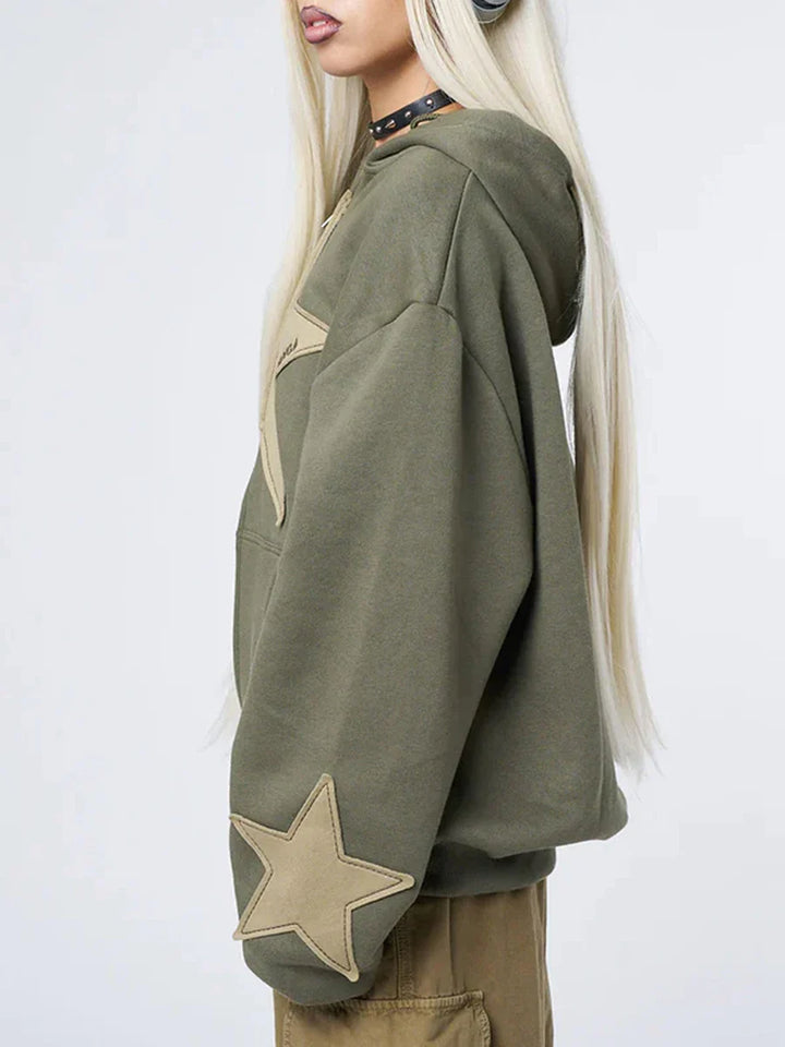 Drune | Strickjacke mit Sternenprint