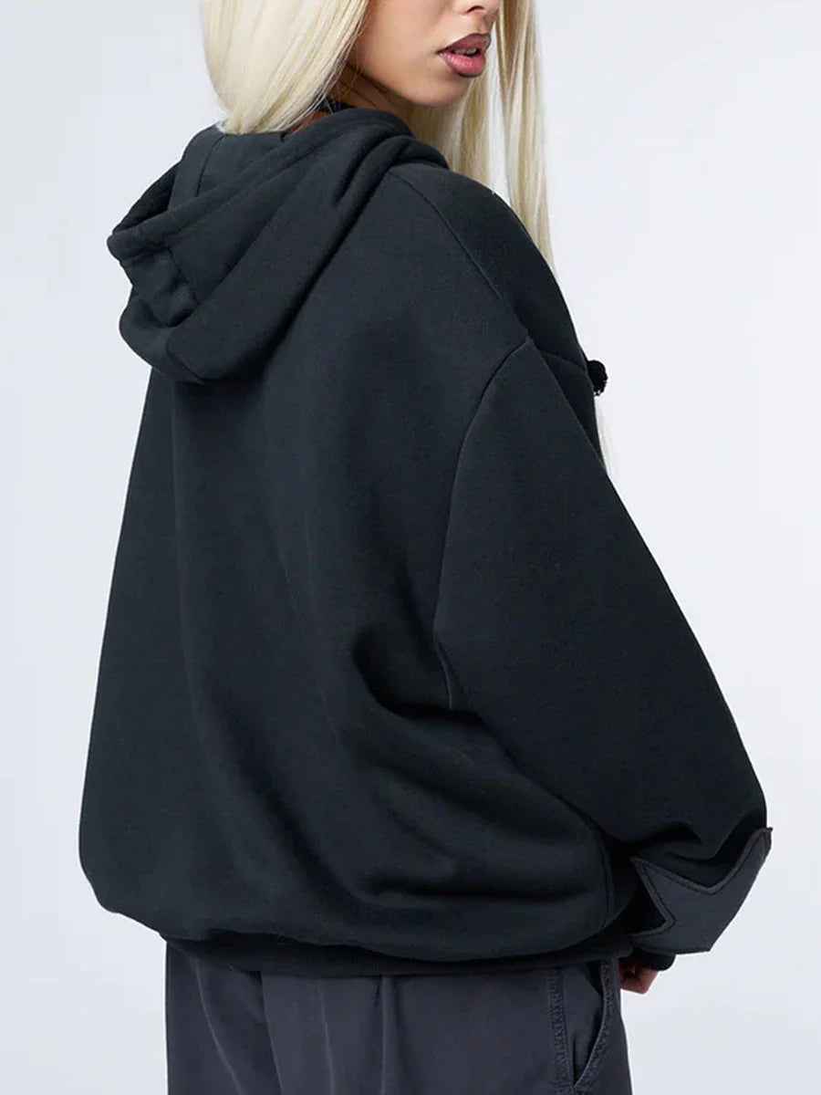 Drune | Damen Strickjacke mit Sternenprint
