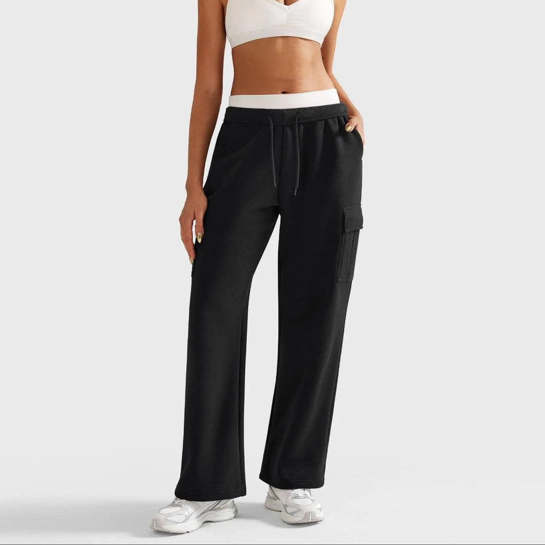 Drune | Jogginghose mit hohem Bund und weitem Bein