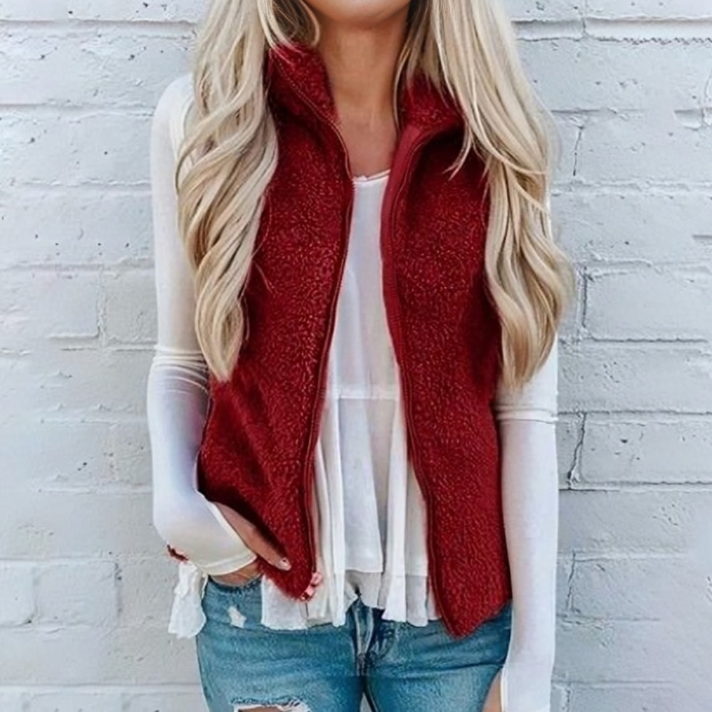 Drune | Damen-Fleece-Weste mit Reißverschluss Adrielle
