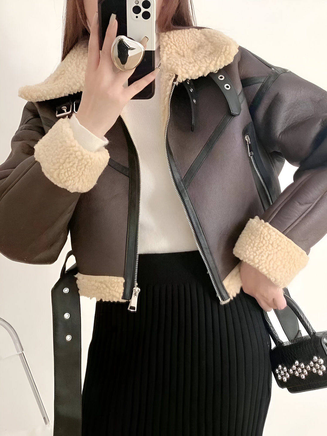 Drune | Winterjacke aus Kunstleder