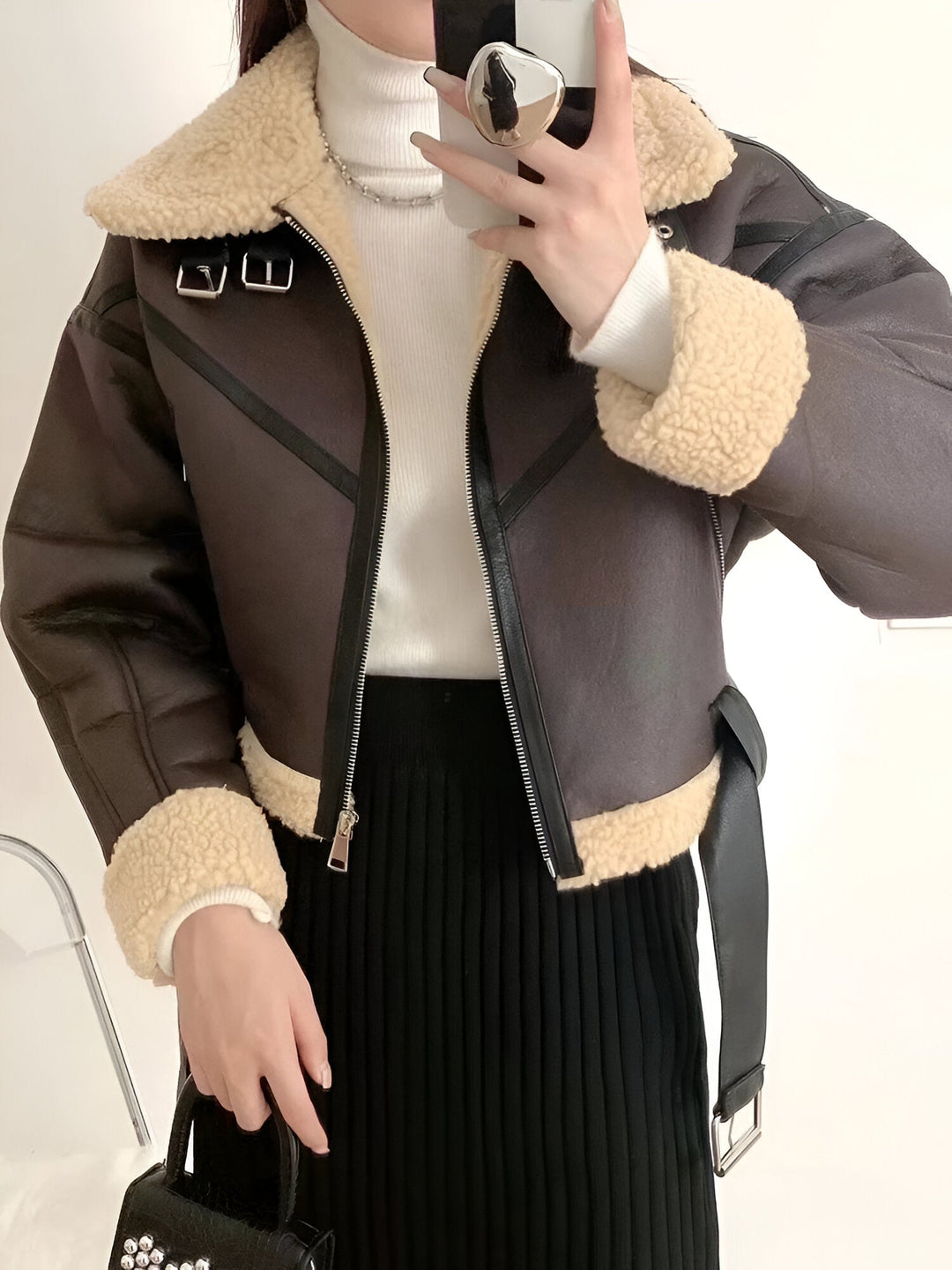 Drune | Winterjacke aus Kunstleder