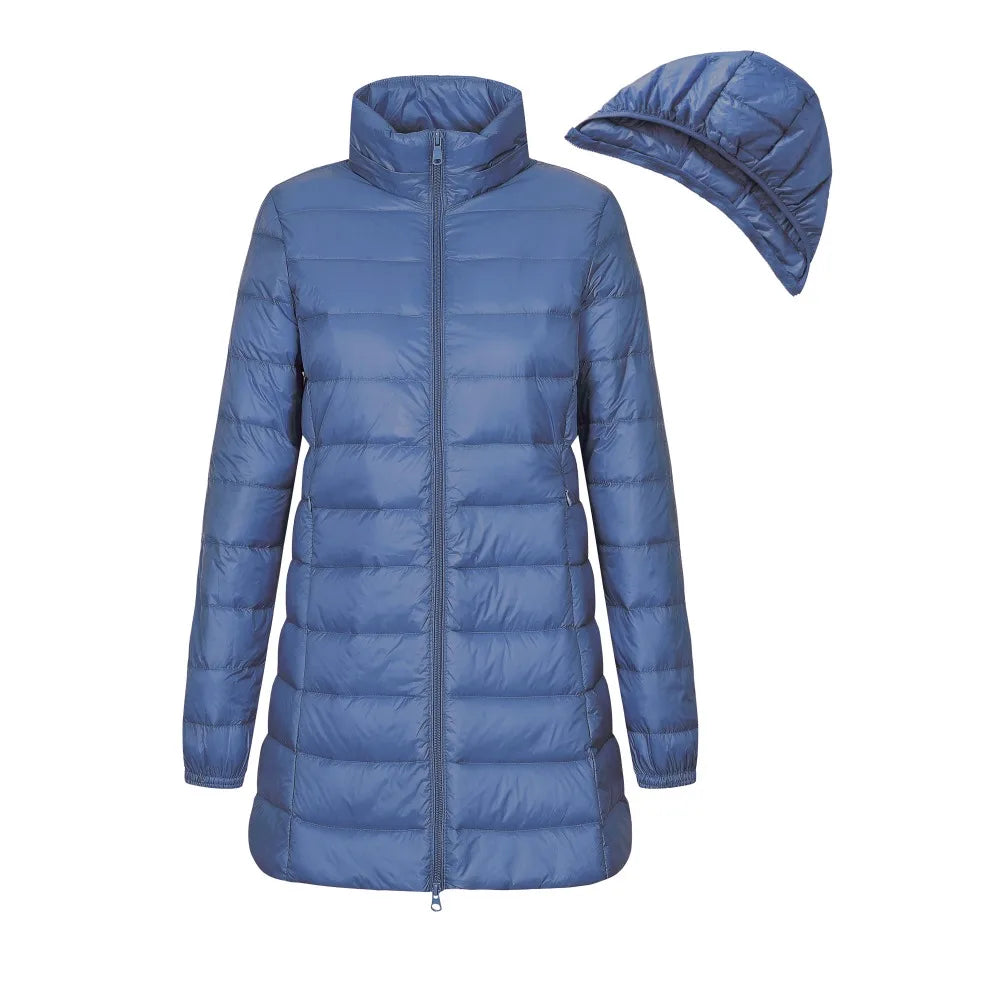 Drune | Gepolsterte Damenjacke mit Kapuze