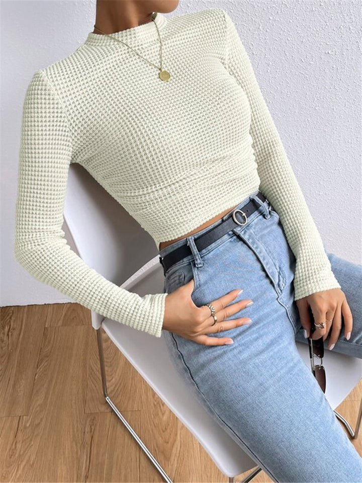 Drune | Damenpullover Slim Fit Waffel