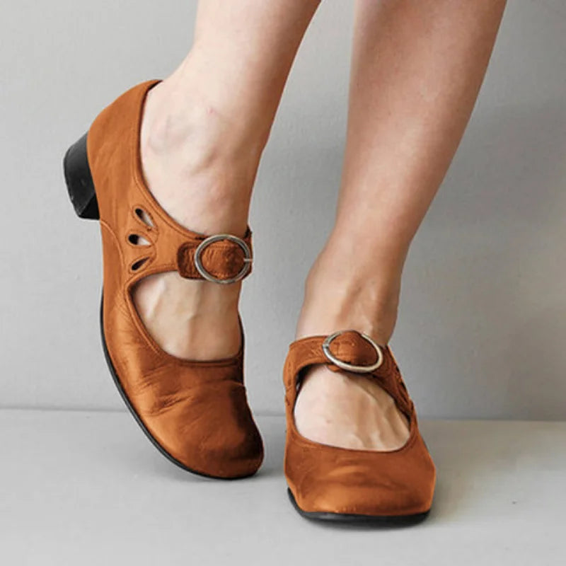 Drune | Niedriger Absatz Riemchen Schuhe