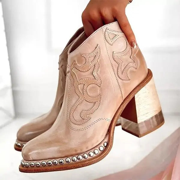 Drune | Norwich bestickte Lederstiefel