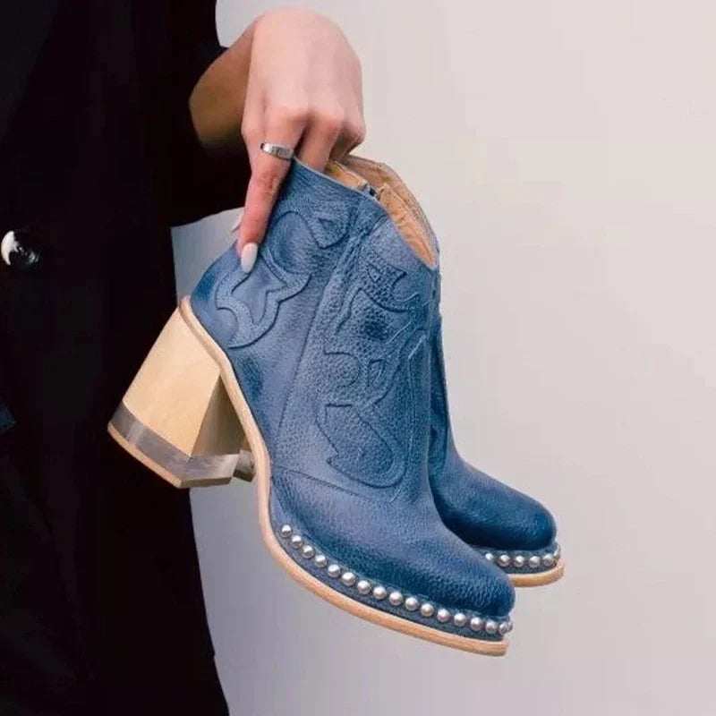 Drune | Norwich bestickte Lederstiefel