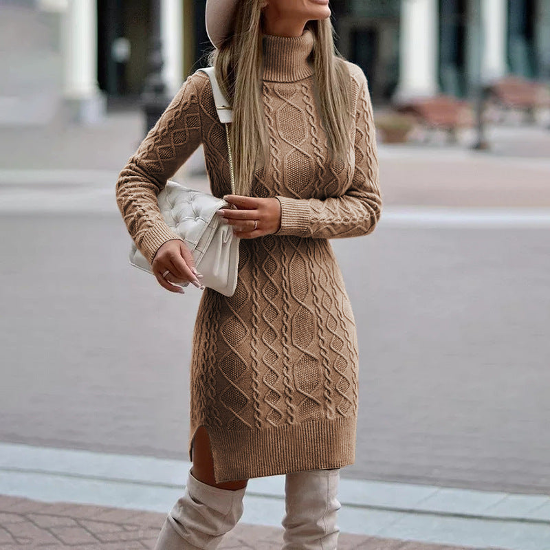 Drune |  Strickkleid - Schick - Luxuriöss Material - Alltagstauglich für Damen