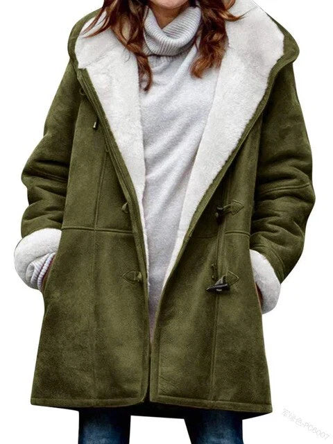 Drune | Damen-Wintermantel, Lässig und Warm Zugleich