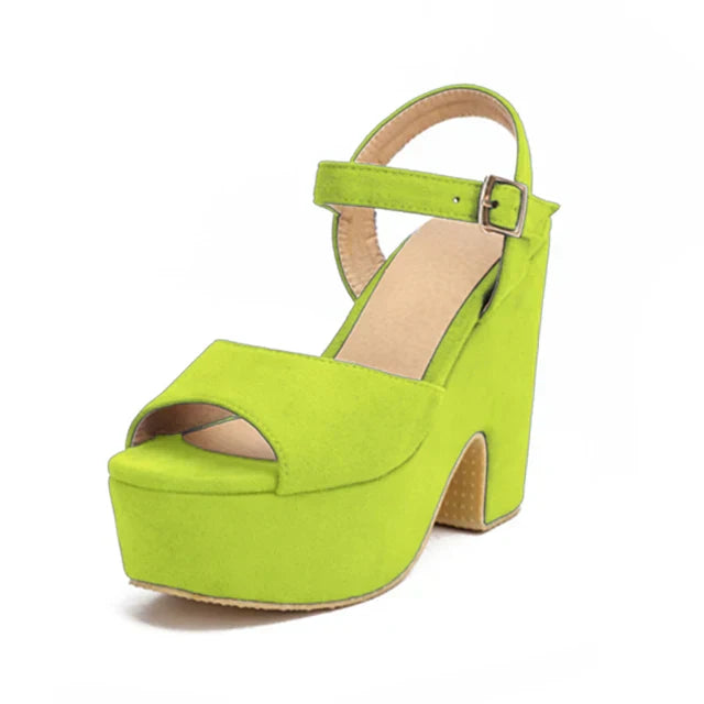 Drune | Trendige Sandalen mit Blockabsatz